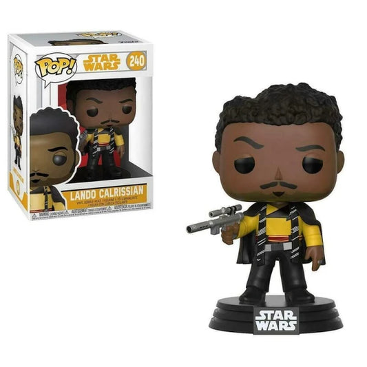 BOXED FUNKO POP VINYL #240 LANDO CALRISSIAN FIGURE STAR WARS BOBBLE-HEAD (Ex Shop)