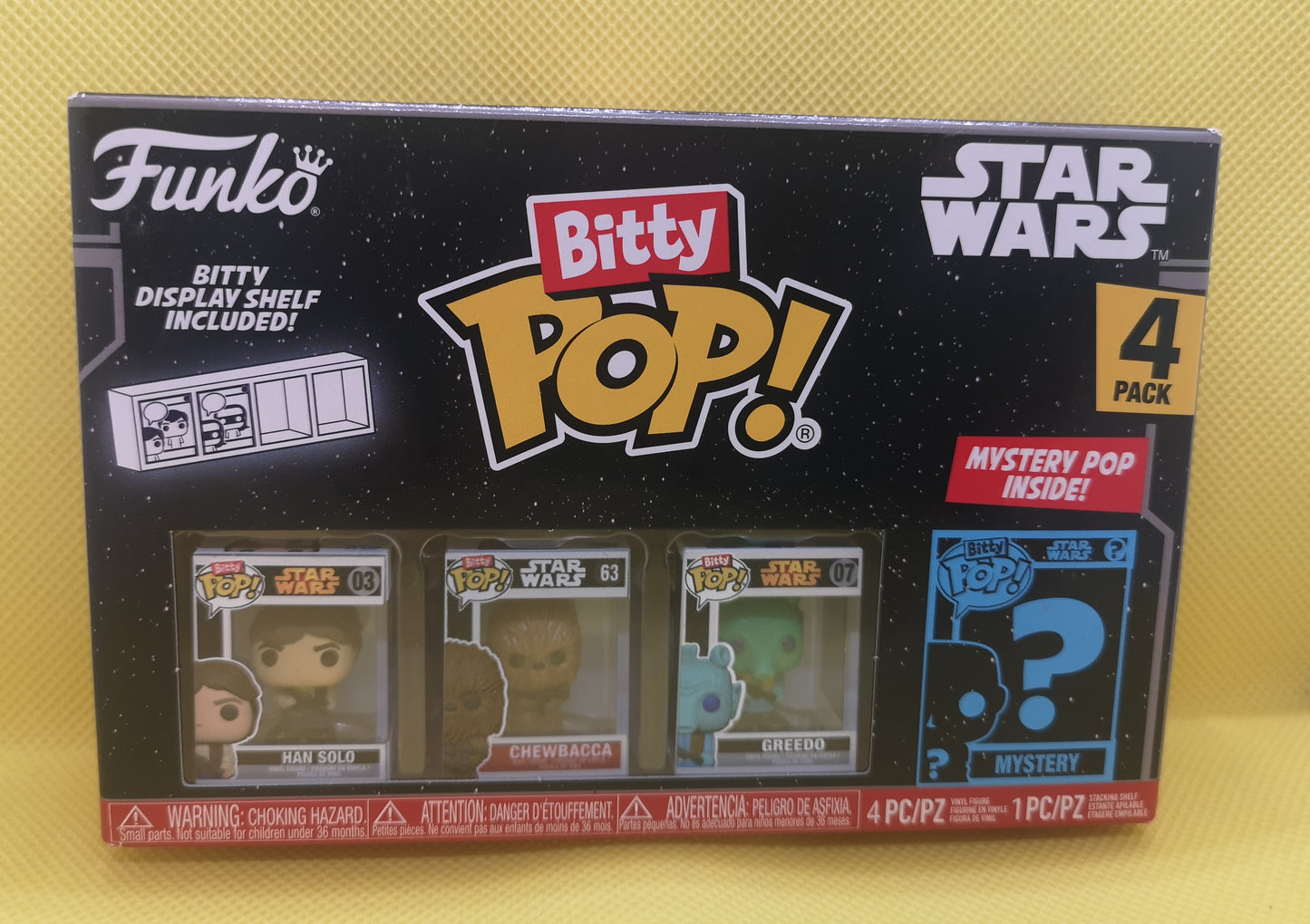 Hans Solo 4 Pack Bitty Funko POP! - Star Wars - Chance Of Chase  (Ex Shop)