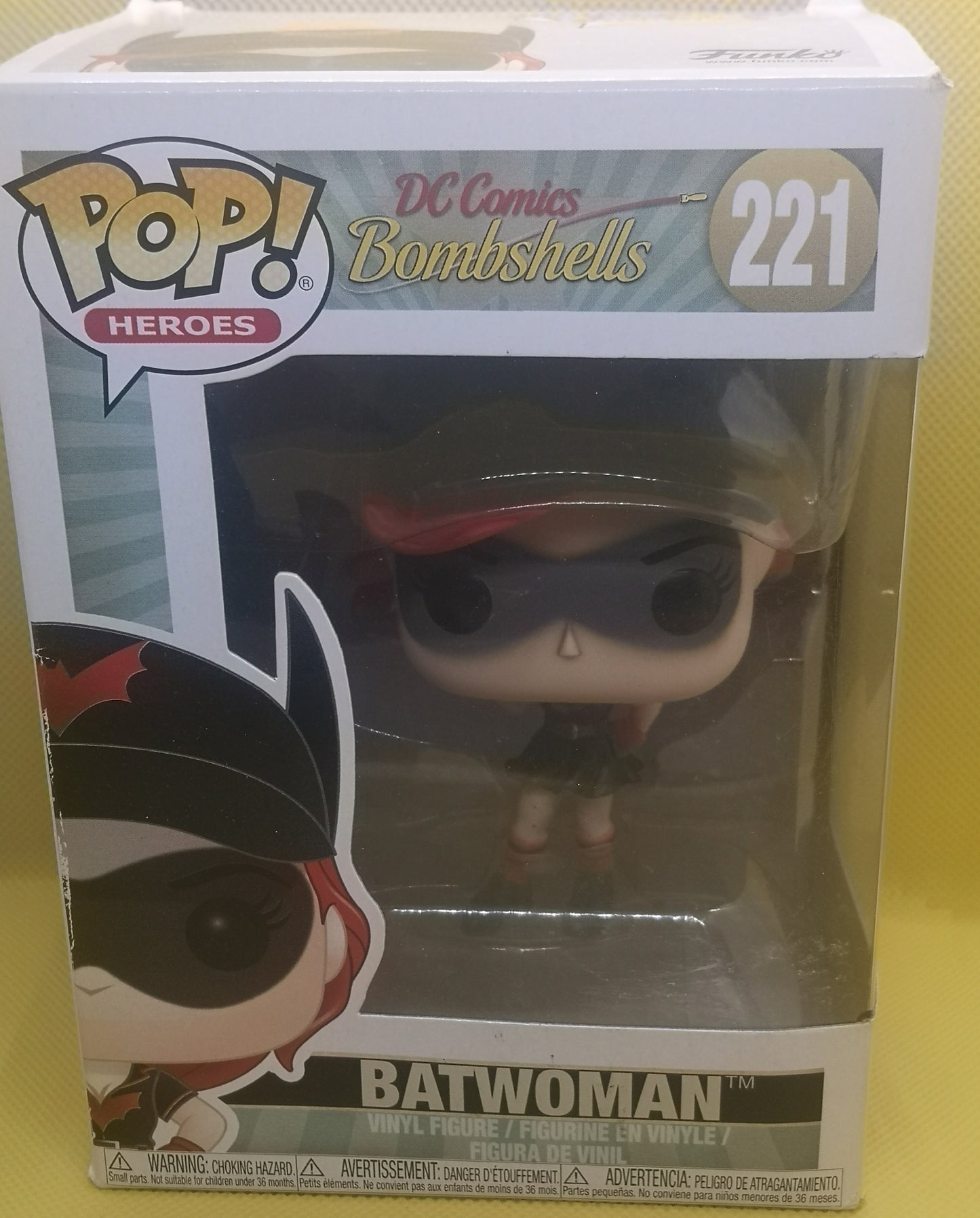 Funko Pop Heroes #221 DC Bombshells W2 - Batwoman Collectible Figure (Ex