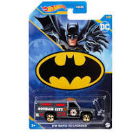 HOT WHEELS DC COMICS BATMAN DIE CAST CARS HW Rapid Responder (Ex Shop)