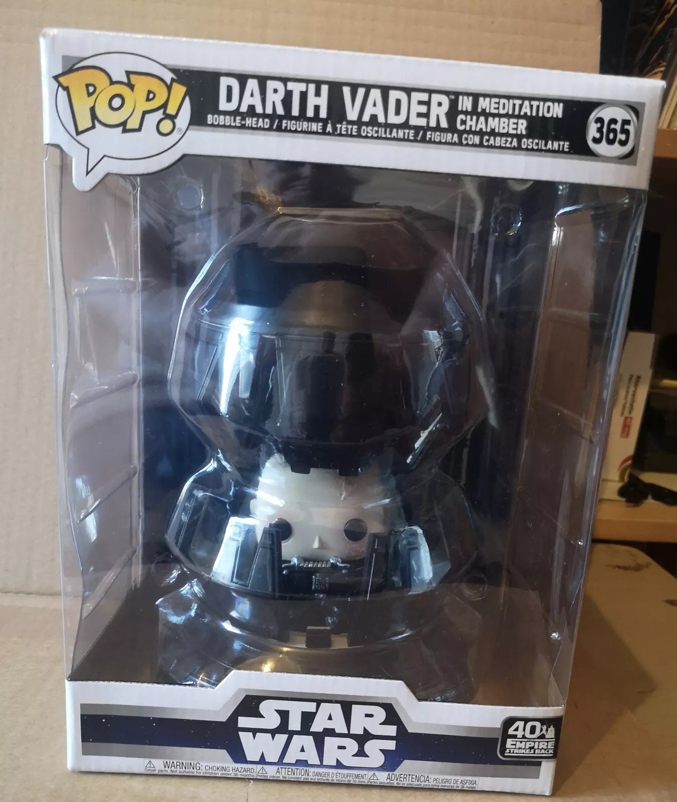 Boxed Funko Pop! Star Wars #365 Darth Vader in Meditation Chamber