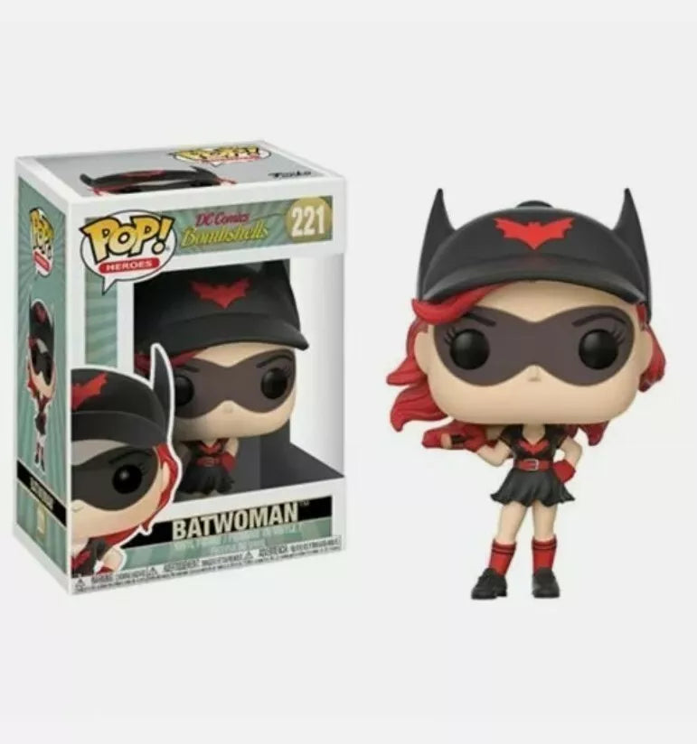 Funko Pop Heroes #221 DC Bombshells W2 - Batwoman Collectible Figure (Ex